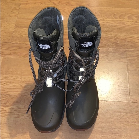 NEW The North Face Yukiona Mid Boots Tarmac Green - Picture 9 of 14